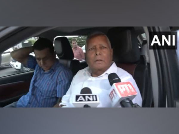 Rashtriya Janata Dal (RJD) chief Lalu Yadav (Photo/ANI)