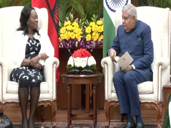 Parliamentary delegation from Malawi and Vice President of India Jagdeep Dhankar (Photo Credits/ANI) 