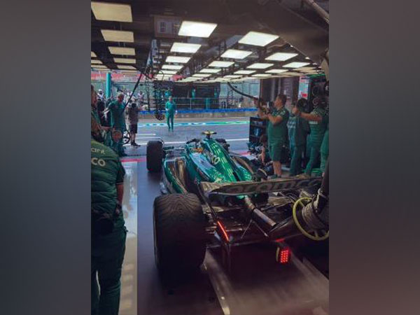 Aston Martin paddock (Twitter: Photo/AstonMartinF1)