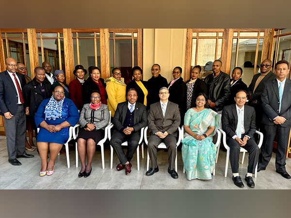 Delegations of India and Lesotho get clicked at 5th round of Joint Bilateral Commission for Cooperation (Photo Credit: Twitter/@MEAIndia)