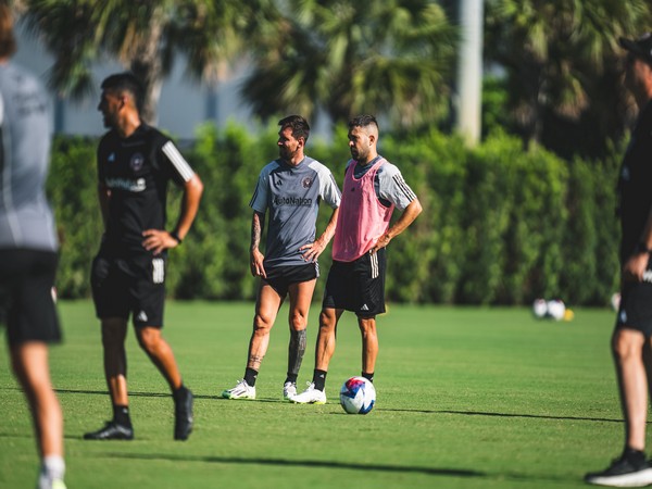 Messi (left) Alba (right) (Photo: Twitter/Inter Miami)