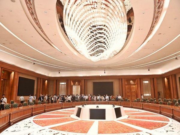 Advance recce teams of G20 countries visit Bharat Mandapam convention centre in Delhi. (Photo: Twitter//@g20org)
