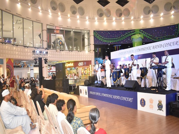 Indian Navy Band performs at Avenues Mall, Boshar (Photo Credit: Twitter/@indiannavy)
