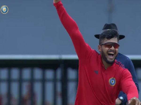 Riyan Parag. (Photo- BCCI Twitter)