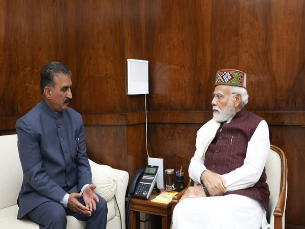 CM Sukhu meets PM Modi (Photo/ANI)