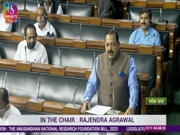 Union Minister of Science and Technology, Dr Jitendra Singh in Lok Sabha (Photo credit/Sansad TV)
