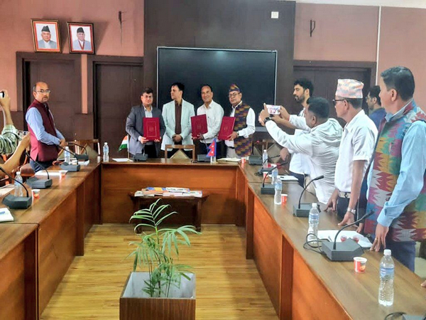 India, Nepal sign MoU (Credit: Indian Embassy in Kathmandu)