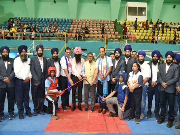 Assam Governor Gulab Chand Kataria at the inaugural programme of Gatka Championship. (Photo: Gulab Chand Kataria/ Twitter)