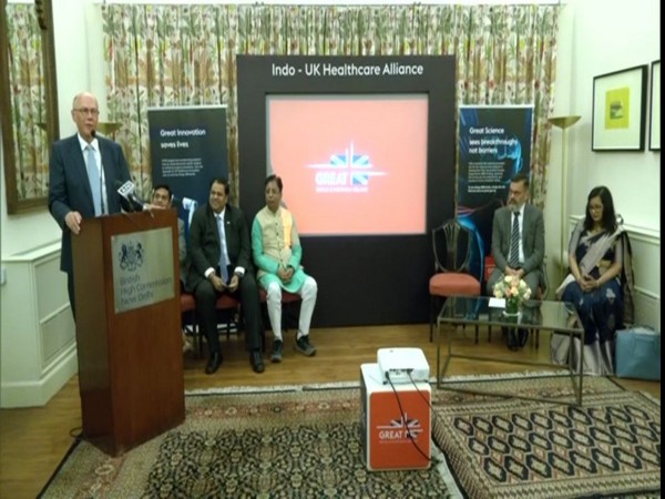 United Kingdom’s National Health Service delegation launches India-UK healthcare alliance. (Photo/ANI)