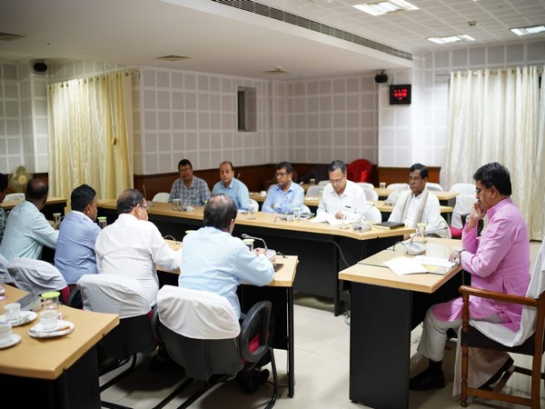 Agartal CM Manik Saha chairs high-level meeting to asses dengue cases in the state (Photo/ANI)