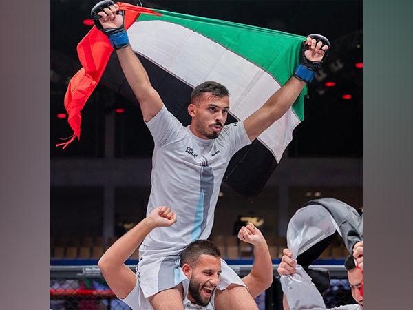 Fahad Al Hammadi strikes gold at MMAF Youth World Championships. (Photo Credit/Twitter)