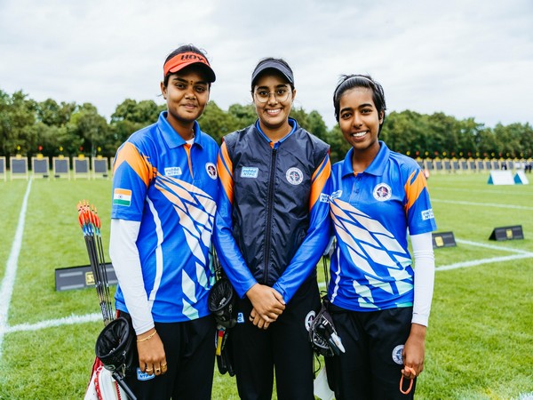 Indian women's compound team (Photo: World Archery/ Twitter)