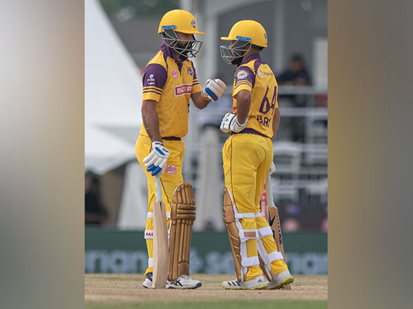 Surrey Jaguars' batters Mohammad Haris and Jatinder Singh during Global T20 Canada (Image: Global T20 Canada)