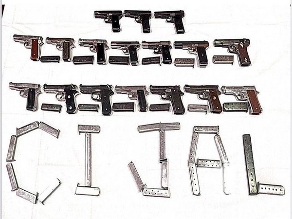 Punjab Police bust illegal weapon manufacturing and smuggling module operating out of MP (Photo/ANI)