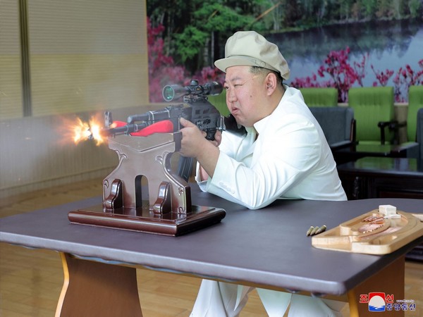 North Korean leader Kim Jong Un gives field guidance at a major weapon factory (Photo Credit: Reuters)
