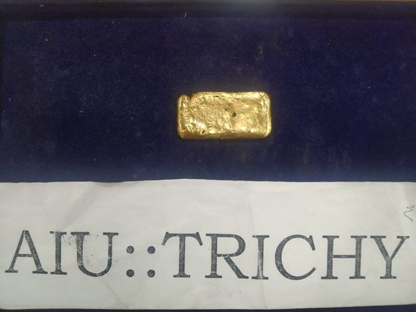 Gold worth around Rs 12 lakh seized in Trichy Airport (Photo/ANI)