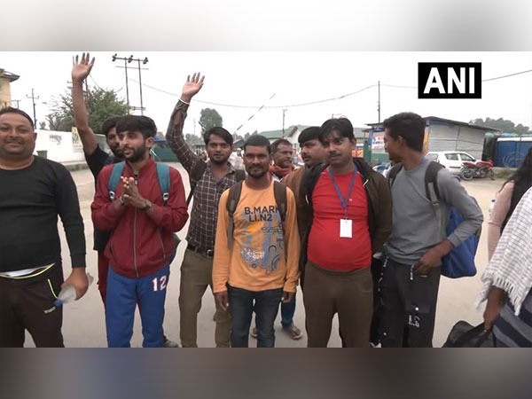 Visuals of the pilgrims from the spot (Photo/ANI)