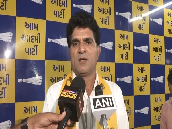 AAP leader Isudan Gadhvi (Photo/ANI)
