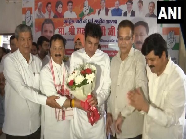 High-level meeting of Congress leaders held to discuss proposed padayatra in Uttarakhand. (Photo/ANI)