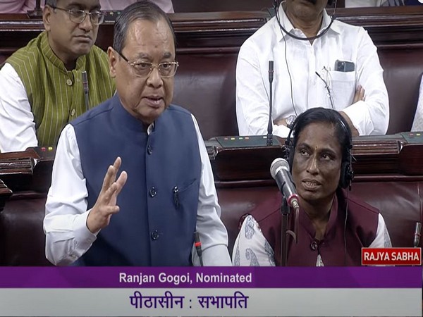 Rajya Sabha MP Ranjan Gogoi (Photo Courtesy:Sansad/TV)