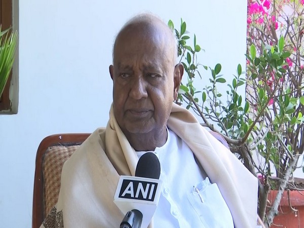Janata Dal (Secular) supremo HD Deve Gowda (Photo/ANI)