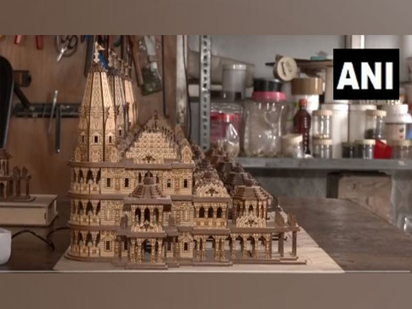 Ram Temple Model (Photo/ANI)