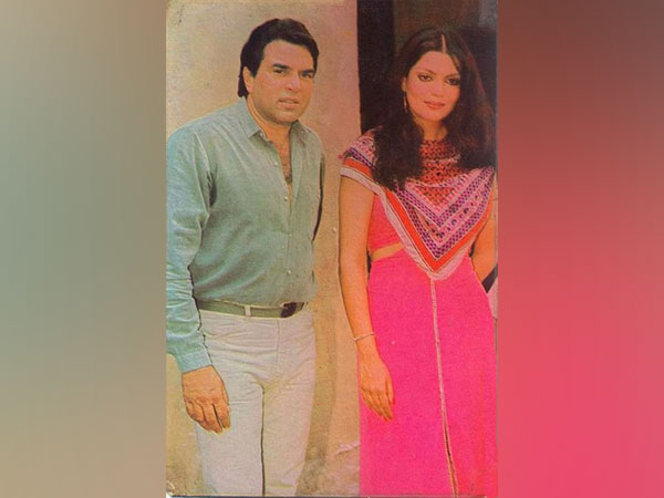 Zeenat Aman and Dharmendra (Image source: Twitter)