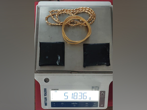 Gold seized at Cochin airport, woman passenger detained (Photo/ANI)