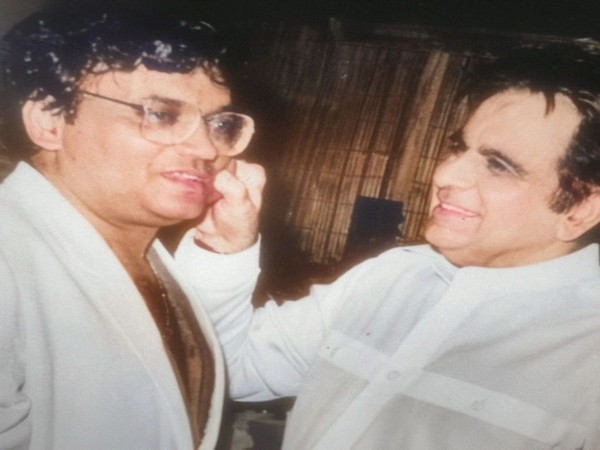 Late actor Dilip Kumar with Subhash Ghai (Image Source: Instagram)