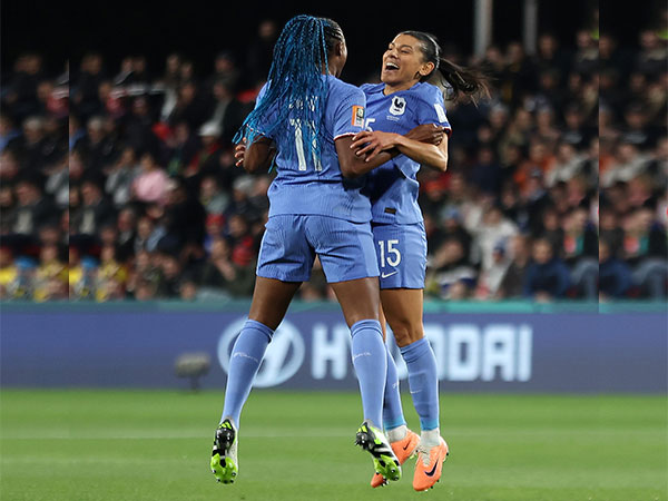 France team celebrating. (Photo- FIFA Women's WC Twitter)