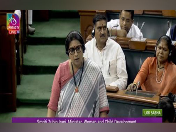 Bharatiya Janata Janata Party (BJP) MP Smriti Irani (Photo/ANI)