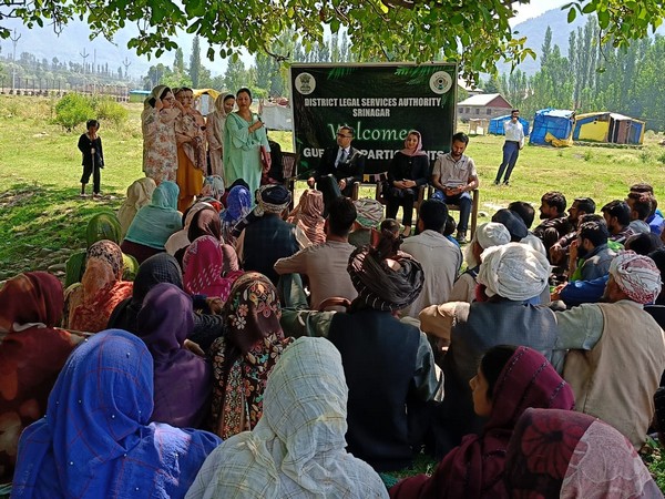 Awareness camp for tribal communities in Srinagar (Image/ANI)