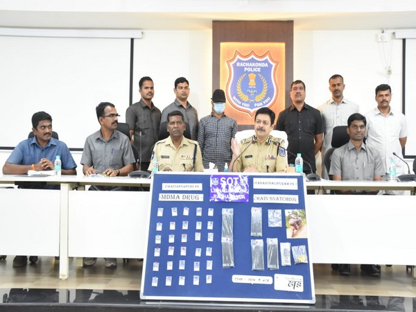Operation Team (SOT) Maheshwaram Zone team along with Adibatla police (Photo/ ANI)