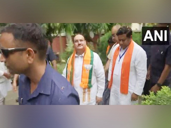 JP Nadda visits novelist Sarat Chandra Chattopadhyay's residence in Howrah (Photo/ANI)