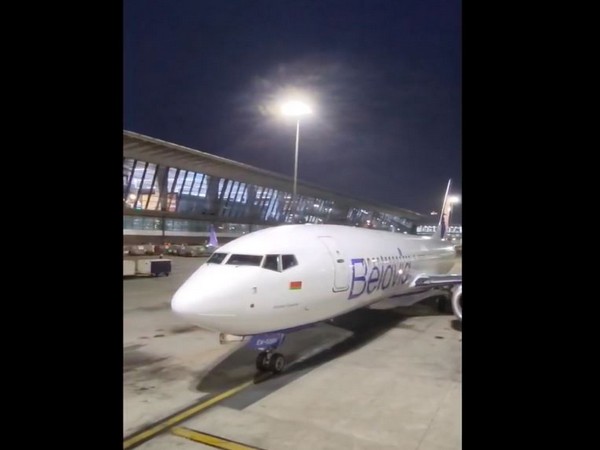 First direct flight from Belarus arrives India (Screengrab from Belarus MFA Twitter)