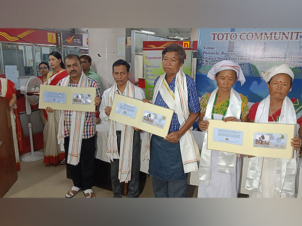 Members of Toto community while Special cover depicting “Toto community” lifestyle being released by India post (Photo/Indian Post) 