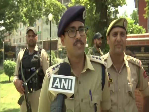 DSP East Srinagar, Shivam Siddharth (Photo/ANI)