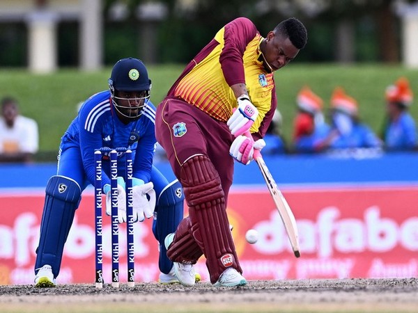 Shimron Hetmyer's comeback was a huge highlight of WI batting. (Photo- ICC Twitter)