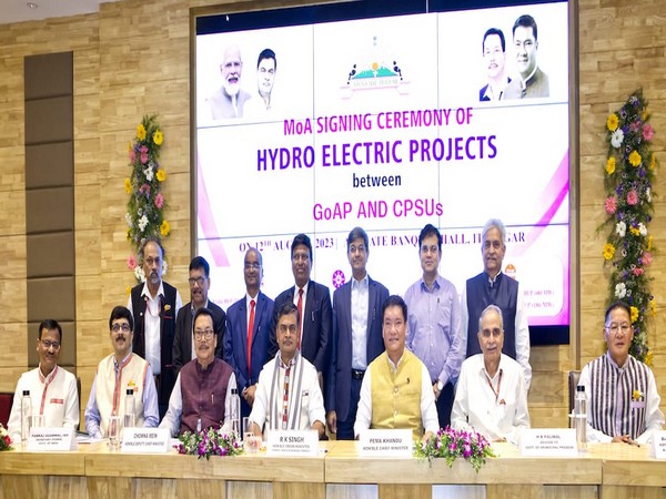 Visuals from MoA signing ceremony (Photo/ANI)