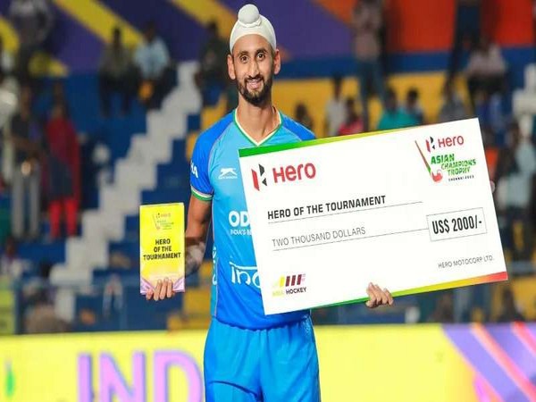 Mandeep Singh, the Player of the Tournament at ACT. (Photo - FIH)