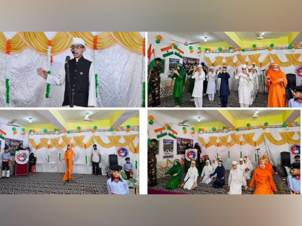 Preparations at schools across Jammu and Kashmir for I-Day. (Photo/ANI)