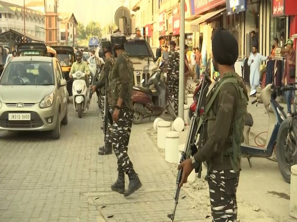 Security arrangements in Kashmir (Photo/ANI)