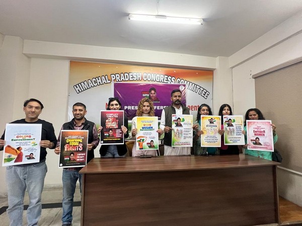 Youth Congress campaign 'Shakti Super SHE' (Image/ANI)