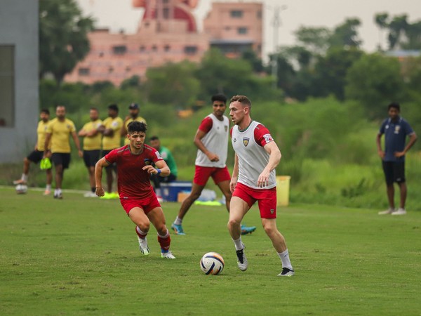 Chennaiyin FC players in training (Photo/Chennaiyin FC)