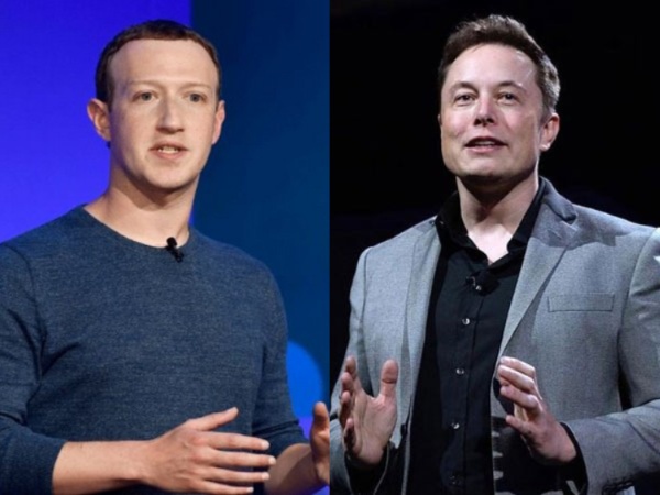 Mark Zuckerberg, Elon Musk (Image source: Twitter)