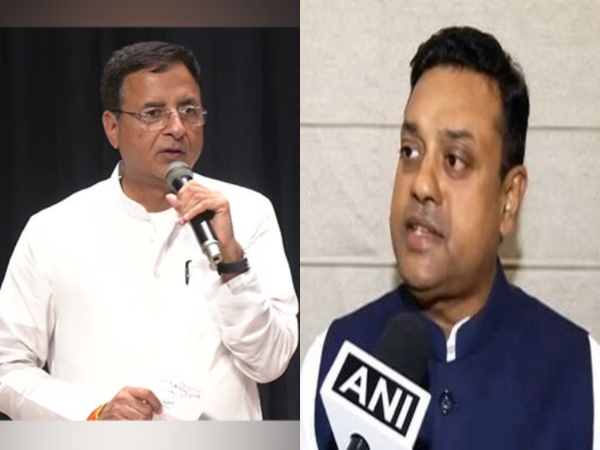 Randeep Surjewala and Sambit Patra (Photo/ANI)