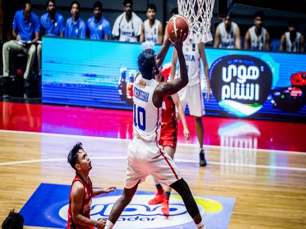 A visual from the match. (Photo- FIBA/Olympics.com)