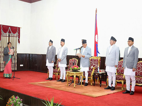 Anita Devi Shah takes oath as Minister for Federal Affairs of Nepal (Image Credit: PM Secretariat)