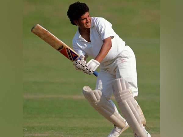 A young Sachin Tendulkar in action. (Photo- Jay Shah Twitter)