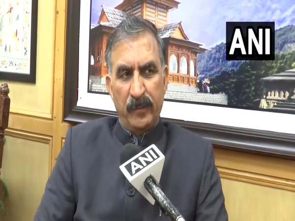 Himachal Pradesh Chief Minister Sukhvinder Singh Sukhu. (Photo/ANI)